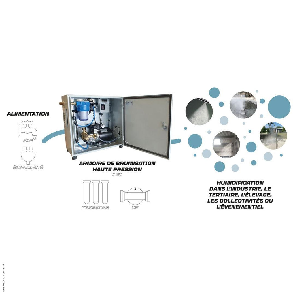 Armoire de brumisation industrielle ABP 50 - SPLUS