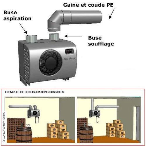 Climatiseur intégré réversible pour cave à vin Wine IN25 X - WINEMASTER