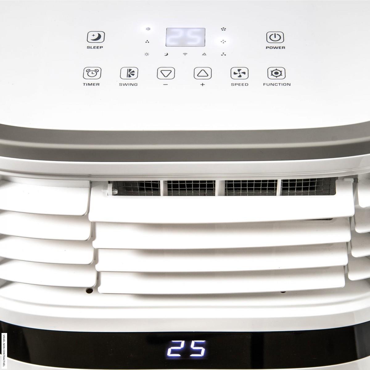Climatiseur mobile grand volume 5,3 kW PALERMO 18K - WOOD'S