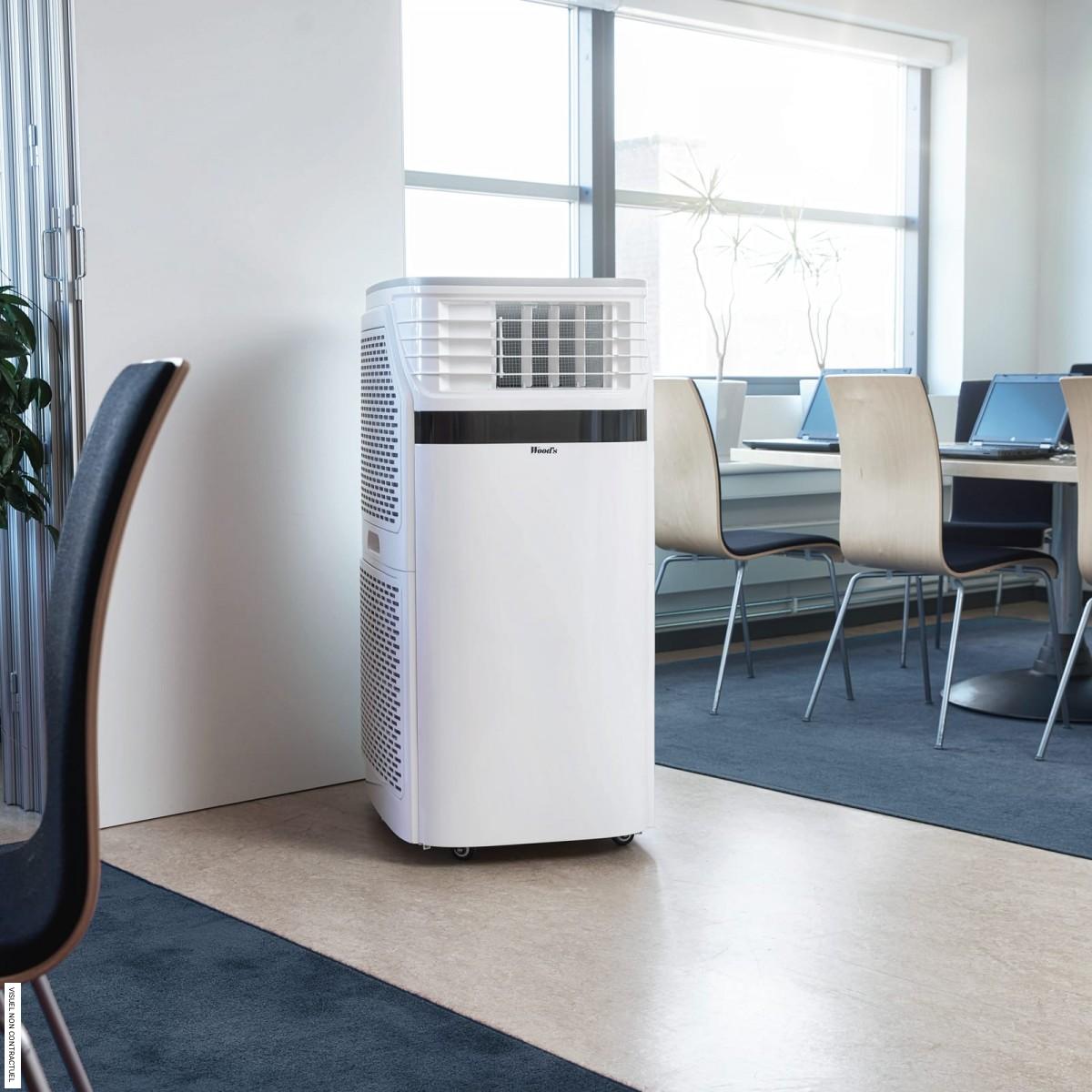 Climatiseur mobile grand volume 6,5 kW PALERMO 22K - WOOD'S