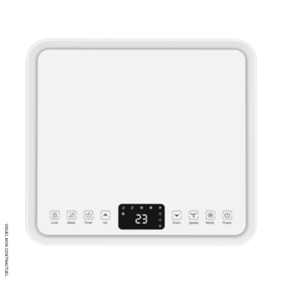 Climatiseur mobile réversible silencieux 2,6 kW CryoBreeze - AXELAIR