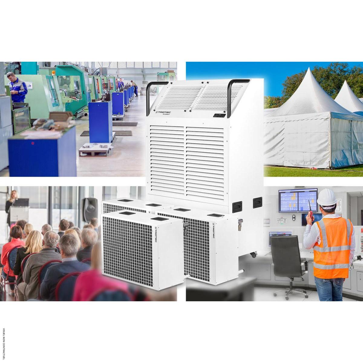 Climatiseur mobile triphasé PortaTemp PT 23000 S - TROTEC