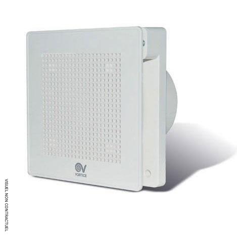 Extracteur d'air blanc EVO XETPH100 Hygro et Tempo - VORTICE-AXELAIR