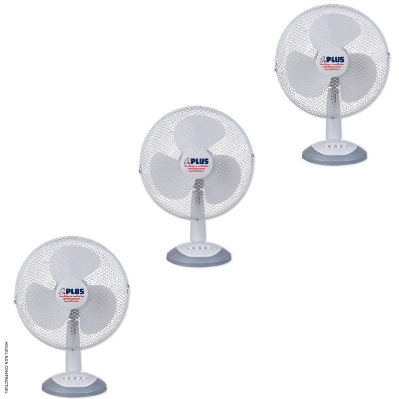 Ventilateur de bureau VM 30 BU.2 - LOT DE 3 PIECES - SPLUS