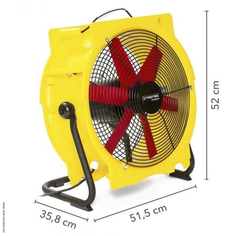 Ventilateur-extracteur portable électrique haute pression TTV 4500 HP - TROTEC