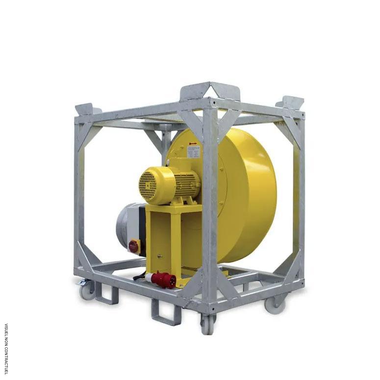 Ventilateur hautes performances électrique triphasé TFV 100 - TROTEC